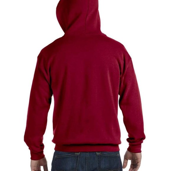 Men's Fleece Jacket Athletic Wear Full Zip Long Sleeve Hooded with Side Pockets - Picture 4 of 11